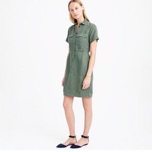 J. Crew Olive Mini Dress